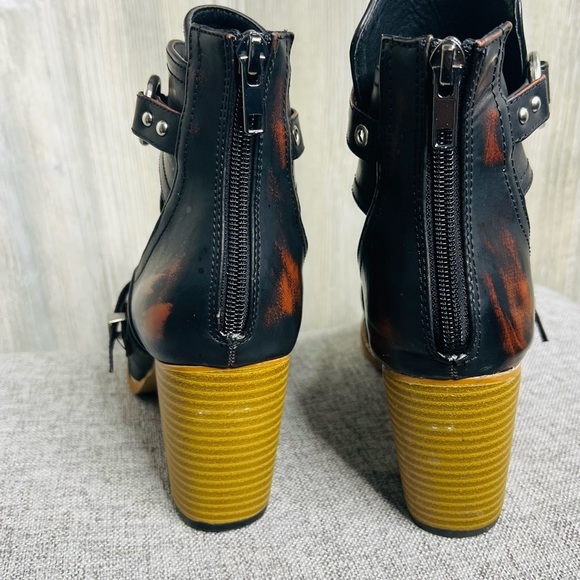 Jolimall Western Flair Ankle Booties - Picture 3 of 10